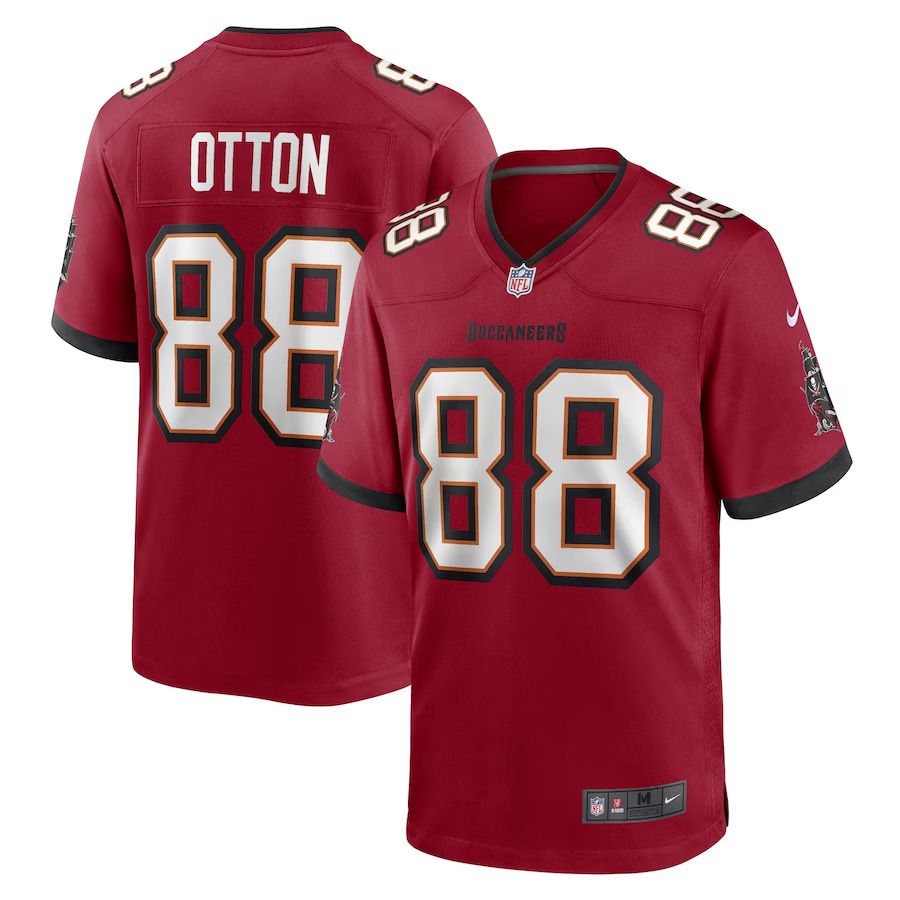 Men Tampa Bay Buccaneers #88 Cade Otton Nike Red Game Player NFL Jersey->tampa bay buccaneers->NFL Jersey